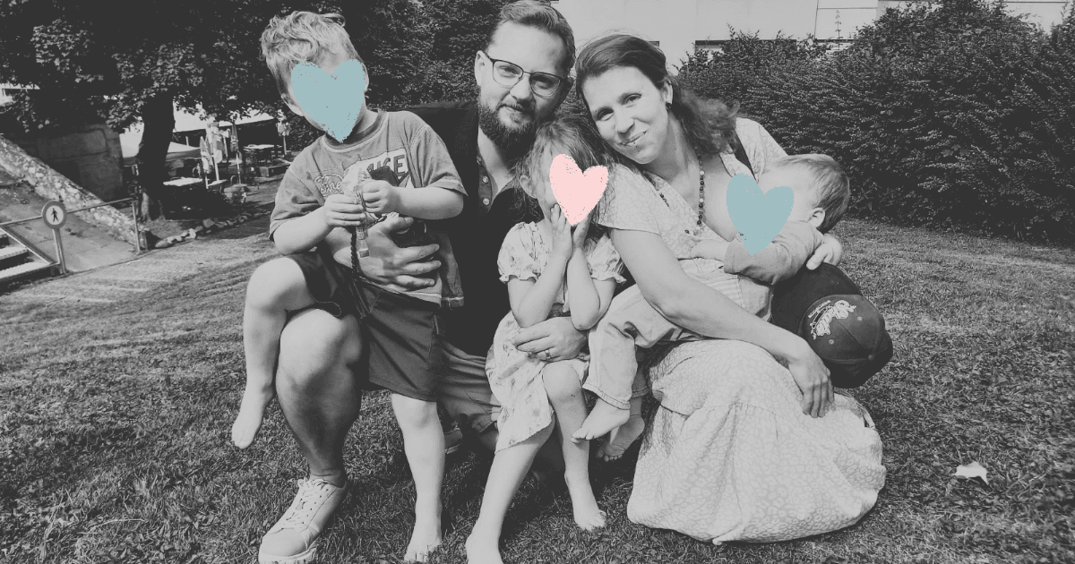Selina mit ihren Kindern